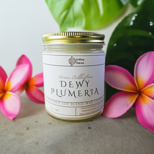 Dewy Plumeria Candle