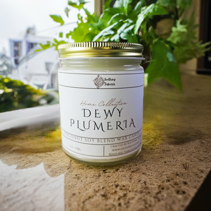 Dewy Plumeria Candle